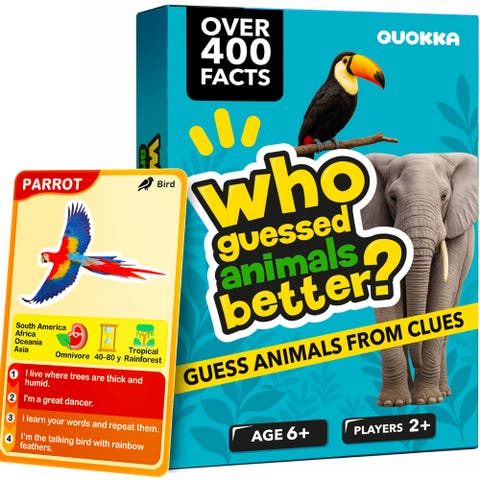 Who Guess It Better Visual Clue Card Game Collection
