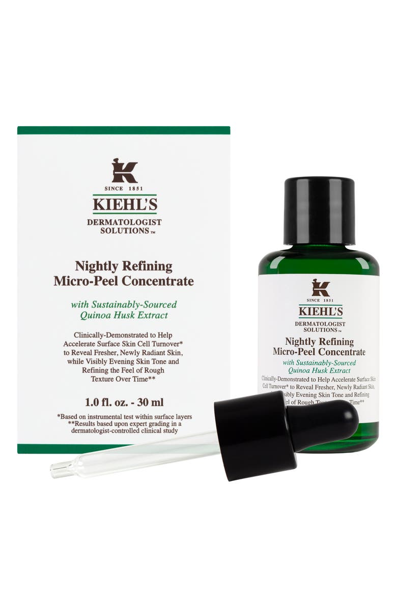 Kiehl's Since 1851 Dermatologist Solutions<sup>™</sup> Nightly Refining Micro-Peel Concentrate, Alternate, color,
