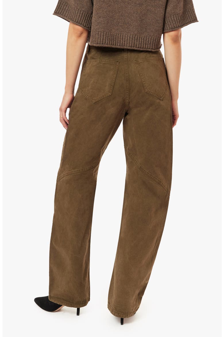 Gwen Bowed Slouch Utility Pants, Alternate, color, DARK MOSS