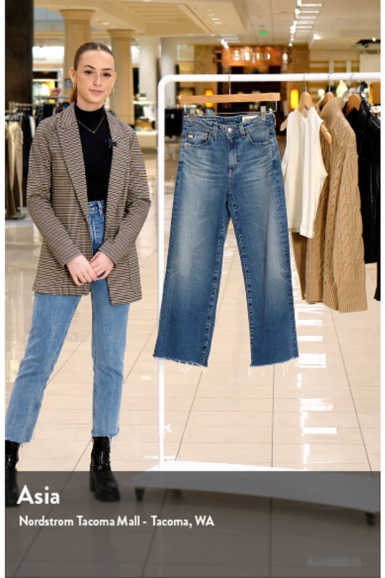 Saige Ankle Wide Leg Jeans video