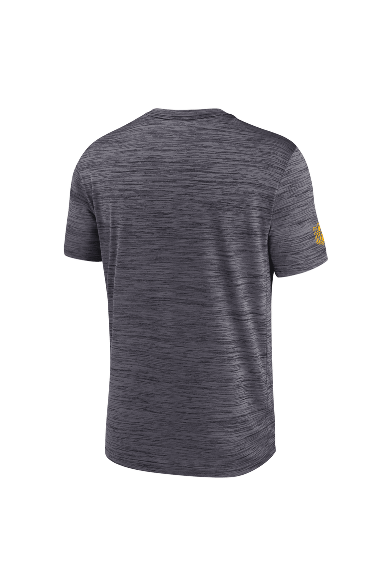 Men's Nike Black Pittsburgh Steelers Big & Tall Sideline Velocity Performance T-Shirt, Alternate, color, Black