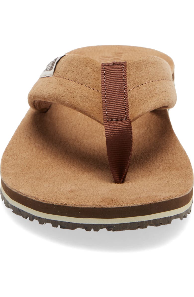 The North Face Base Camp Leather Flip Flop, Alternate, color,