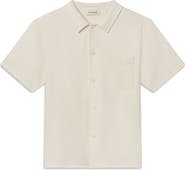 FRAME Jacquard Short Sleeve Button-Up Shirt