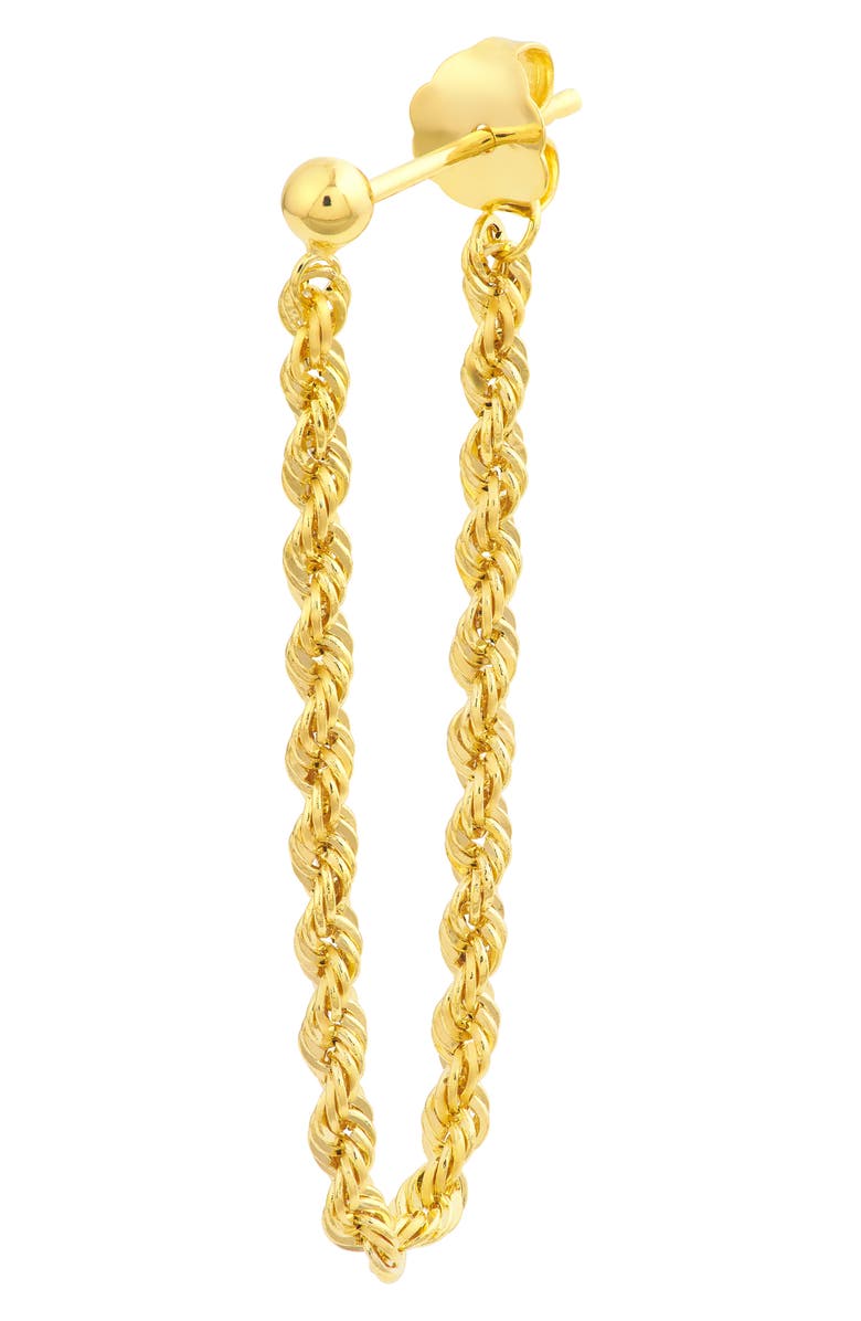 HAWLEY ST Rope Chain Front/Back Earrings, Alternate, color, 