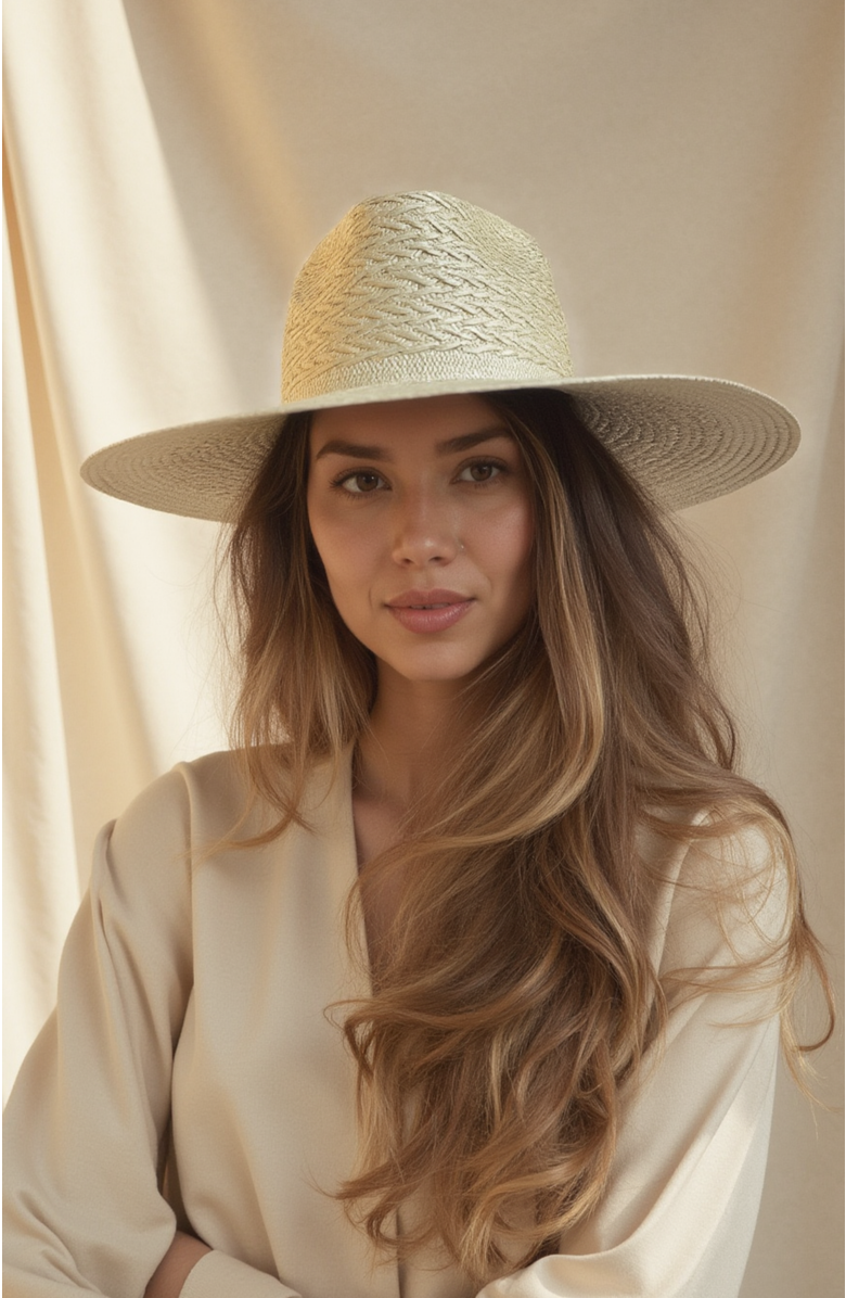 Heads Of State Hat Co. Straw Fedora, Alternate, color, Natural