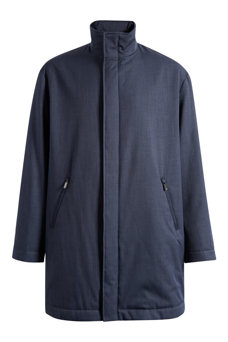 Padded Overcoat, Main, color, SOLID MEDIUM BLUE