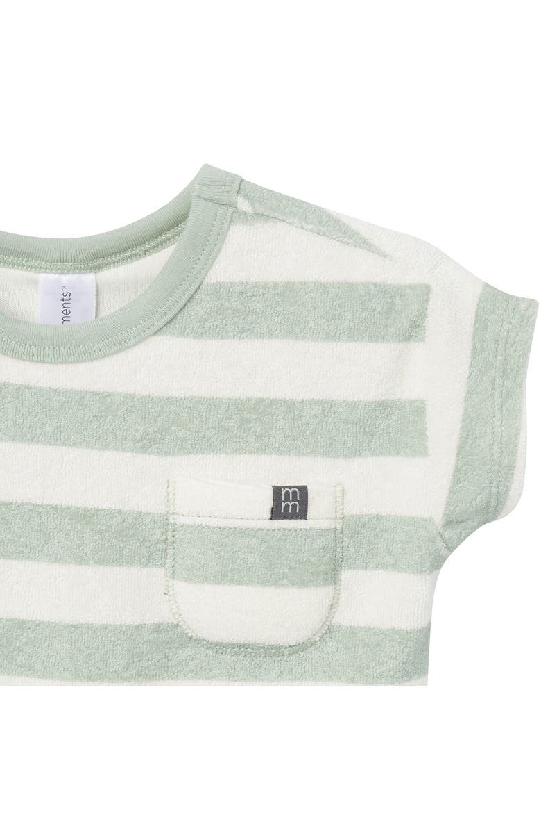 Modern Moments<sup>™</sup> by Gerber Shirt & Short Set, Alternate, color, Green Stripe