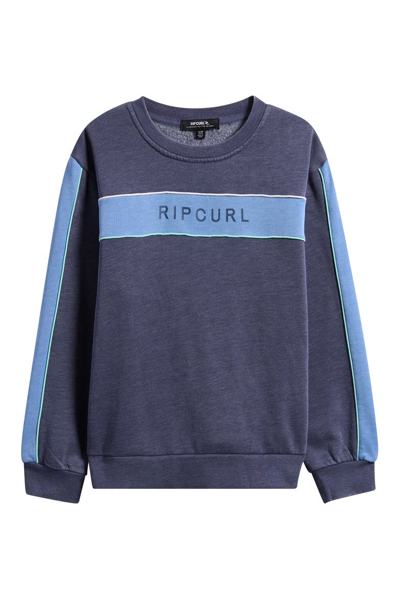 Kids' Sunshine Revival Cotton Graphic Sweatshirt, Main, color, NAVY
