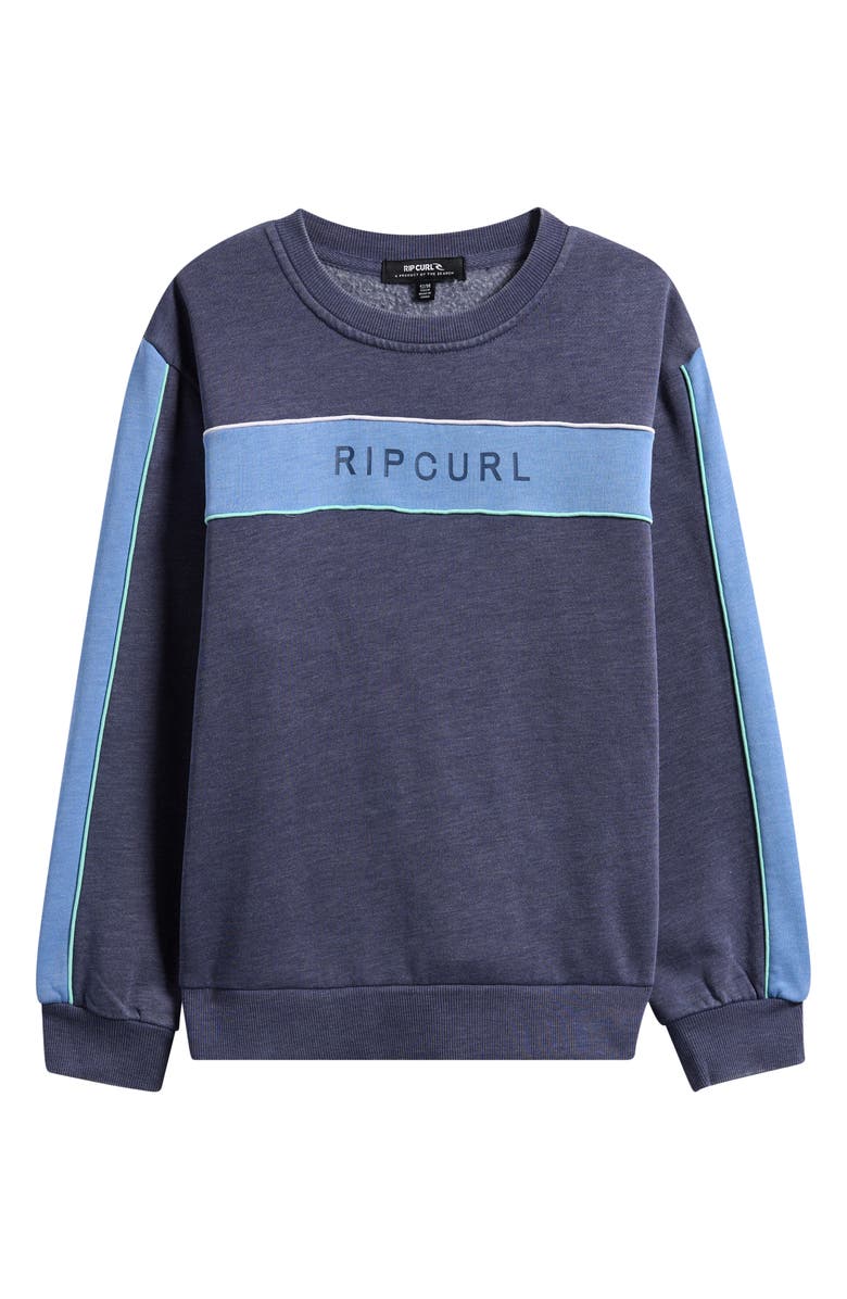 Rip Curl Kids' Sunshine Revival Cotton Graphic Sweatshirt, Main, color, Navy