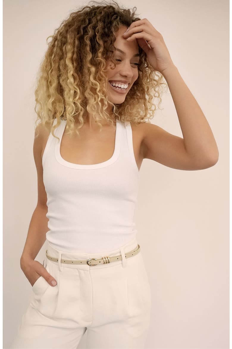 Triple Keeper Belt, Alternate, color, IVORY