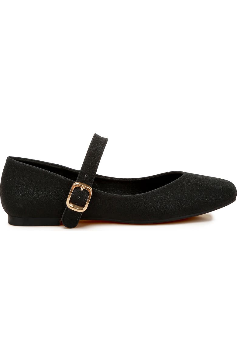 LONDON RAG Herma Mary Jane Flat, Alternate, color, Black
