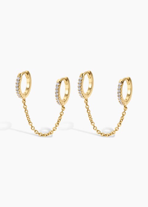 Double Down Earrings