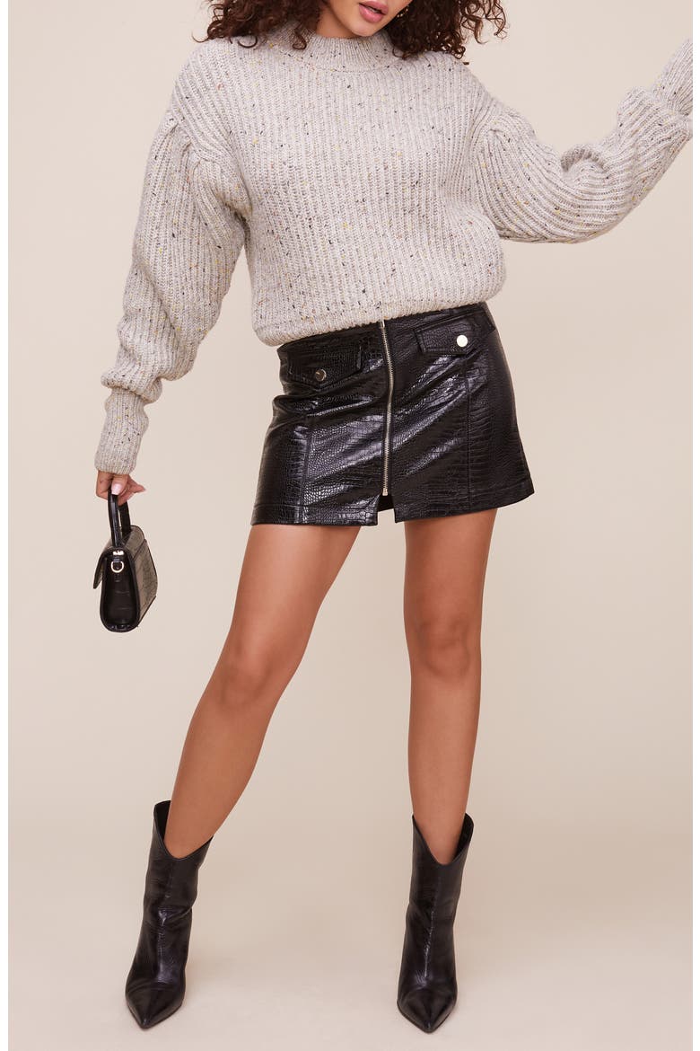 Regis Sweater, Alternate, color, GRAY SPECKLE
