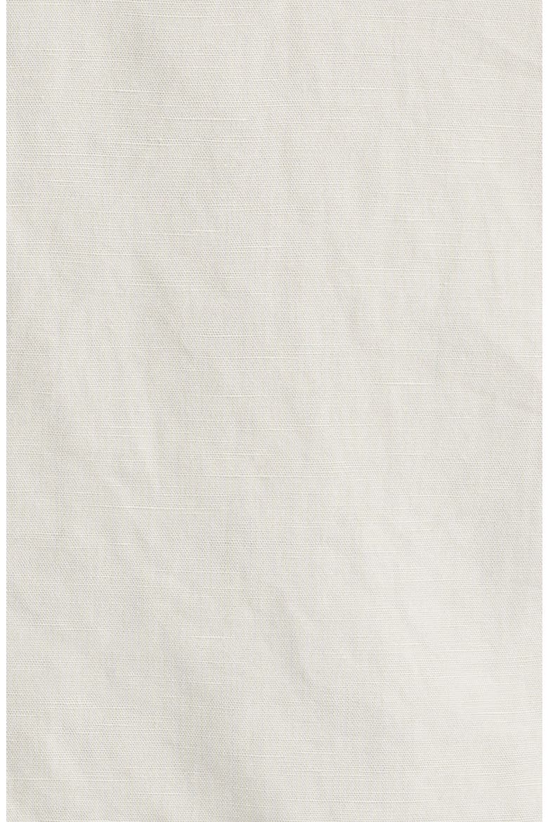 Short Sleeve Lyocell & Linen Button-Up Shirt, Alternate, color, FORM GREY