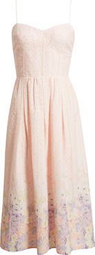 Chelsea28 Seamed Bodice Broderie Anglaise Dress