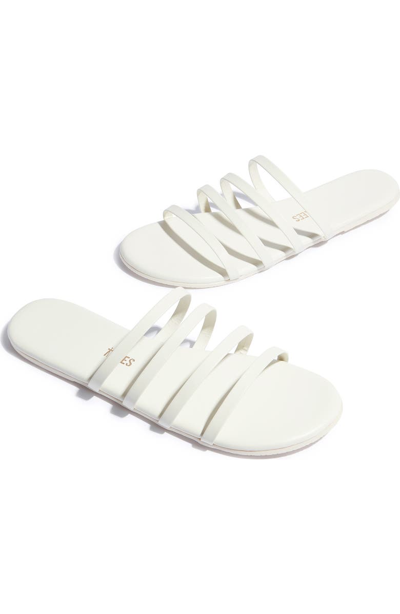 TKEES Senna Strappy Slide Sandal, Main, color, Cream