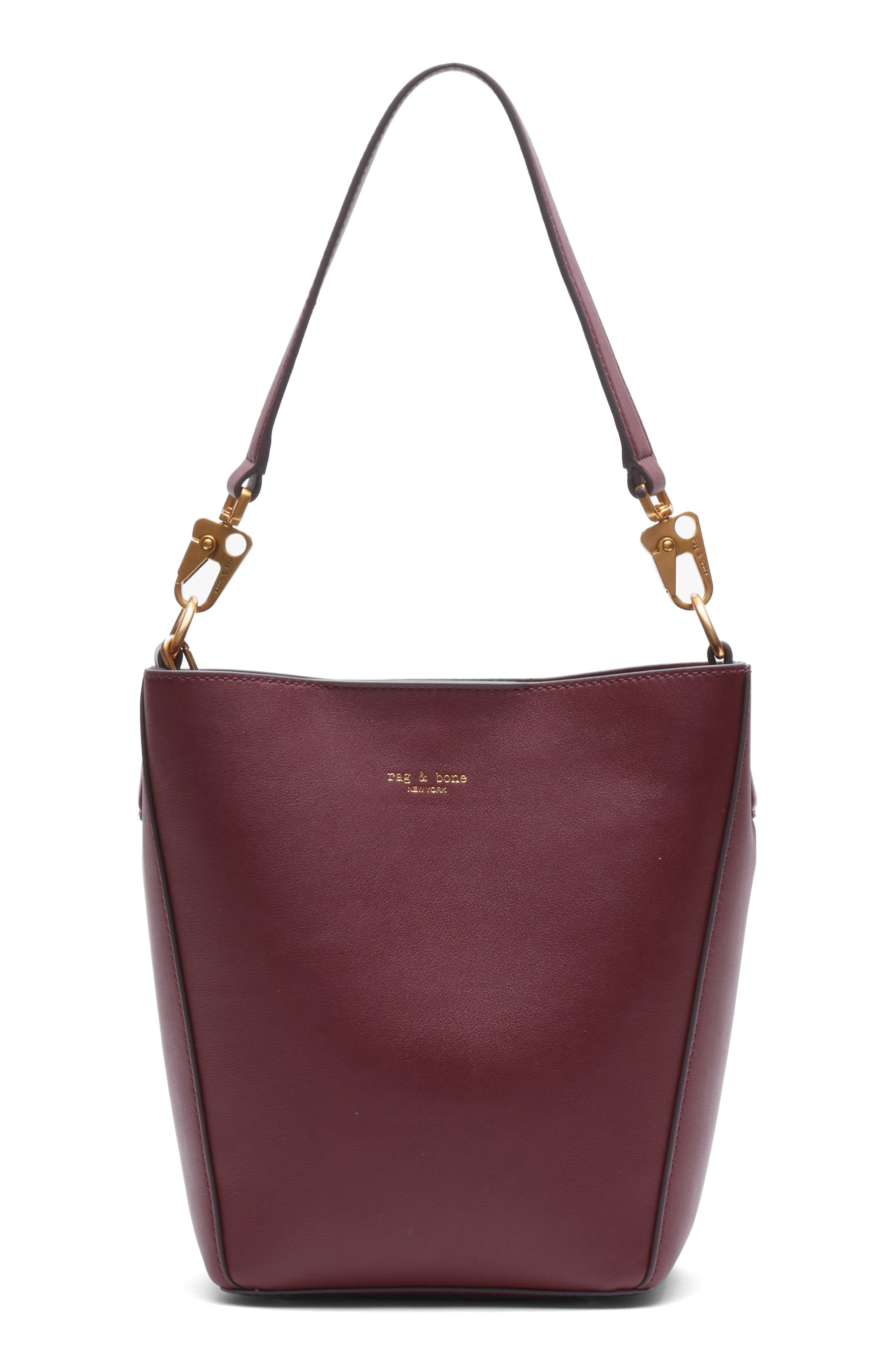 Parker Leather Bucket Bag