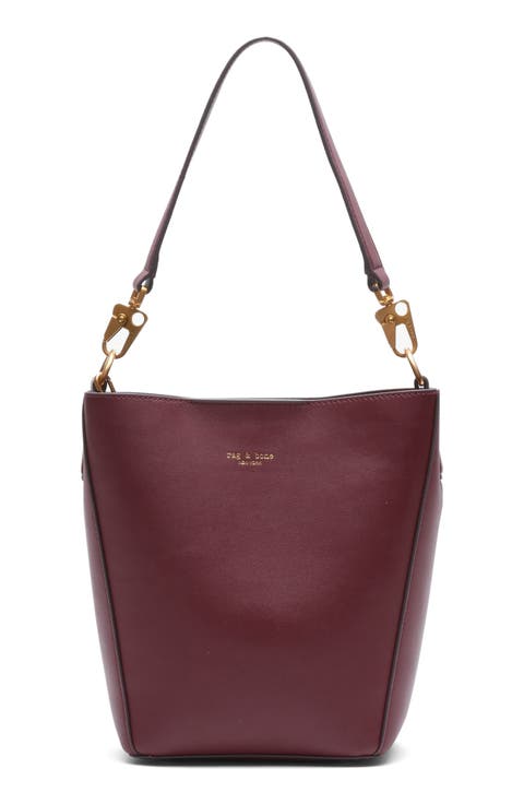 Parker Leather Bucket Bag