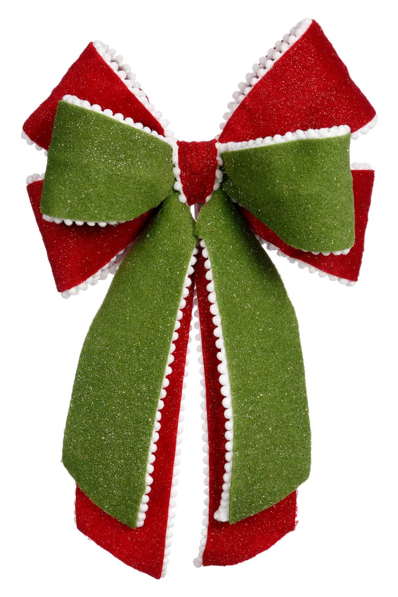 Christmas Bow, Set of 6, Main, color, Red
