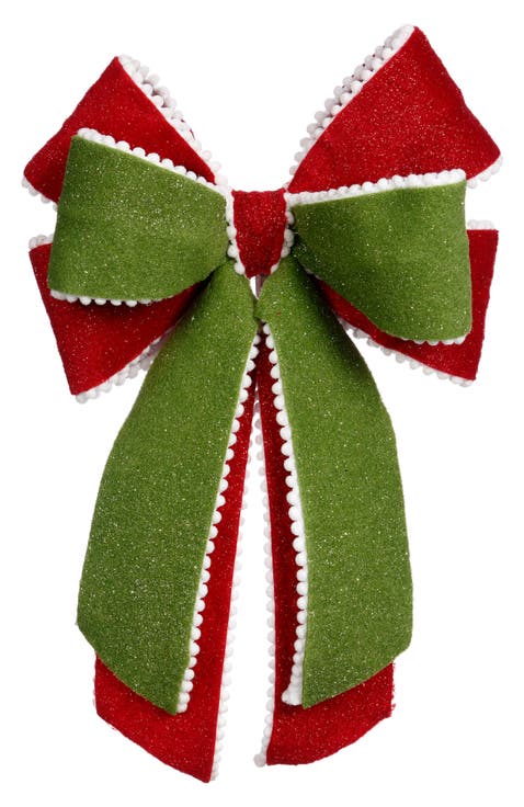 Christmas Bow, Set of 6