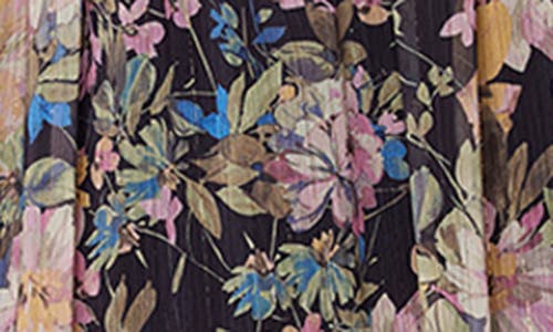 Lost + Wander Sweet Meadown Floral Long Sleeve Minidress In Multi