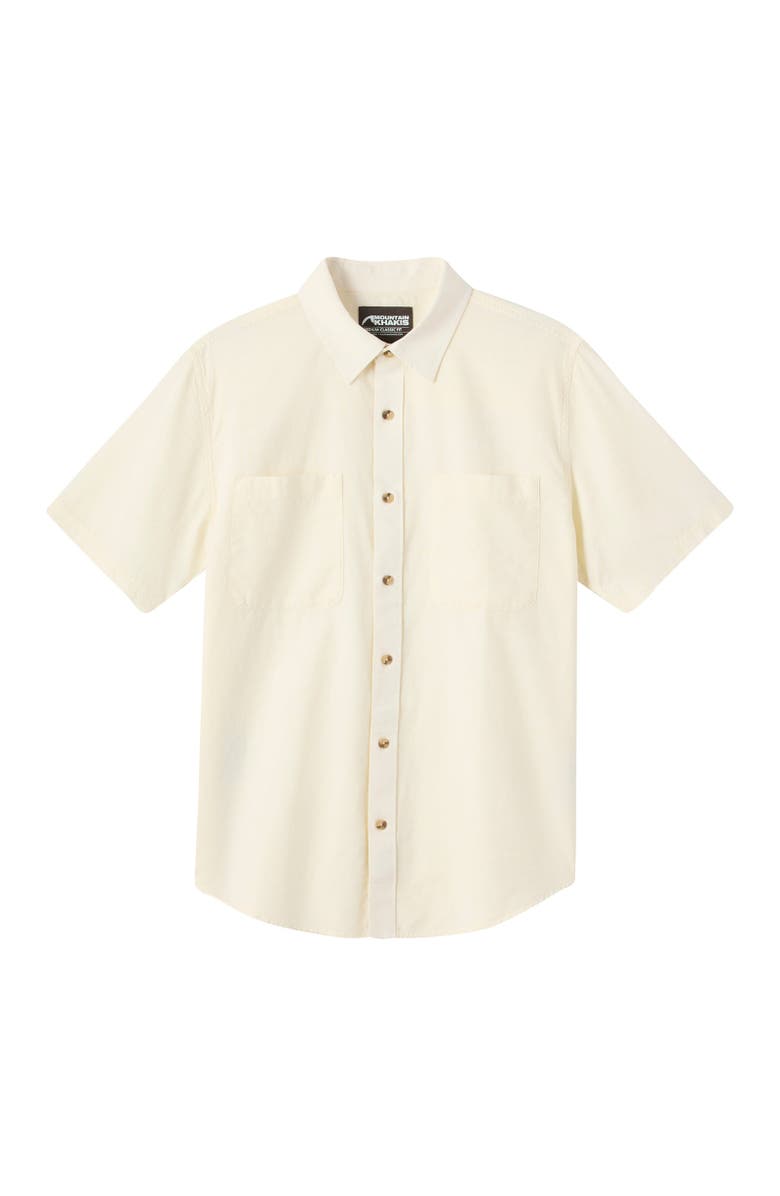 Mountain Khakis Bowman Short Sleeve Woven Shirt, Main, color, Parchment