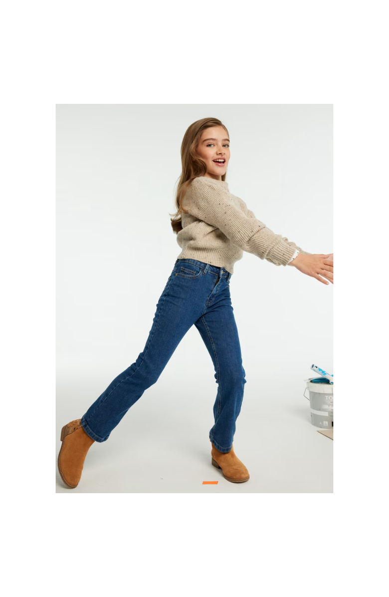 Mayoral Basic Flared Jeans, Alternate, color, Navy