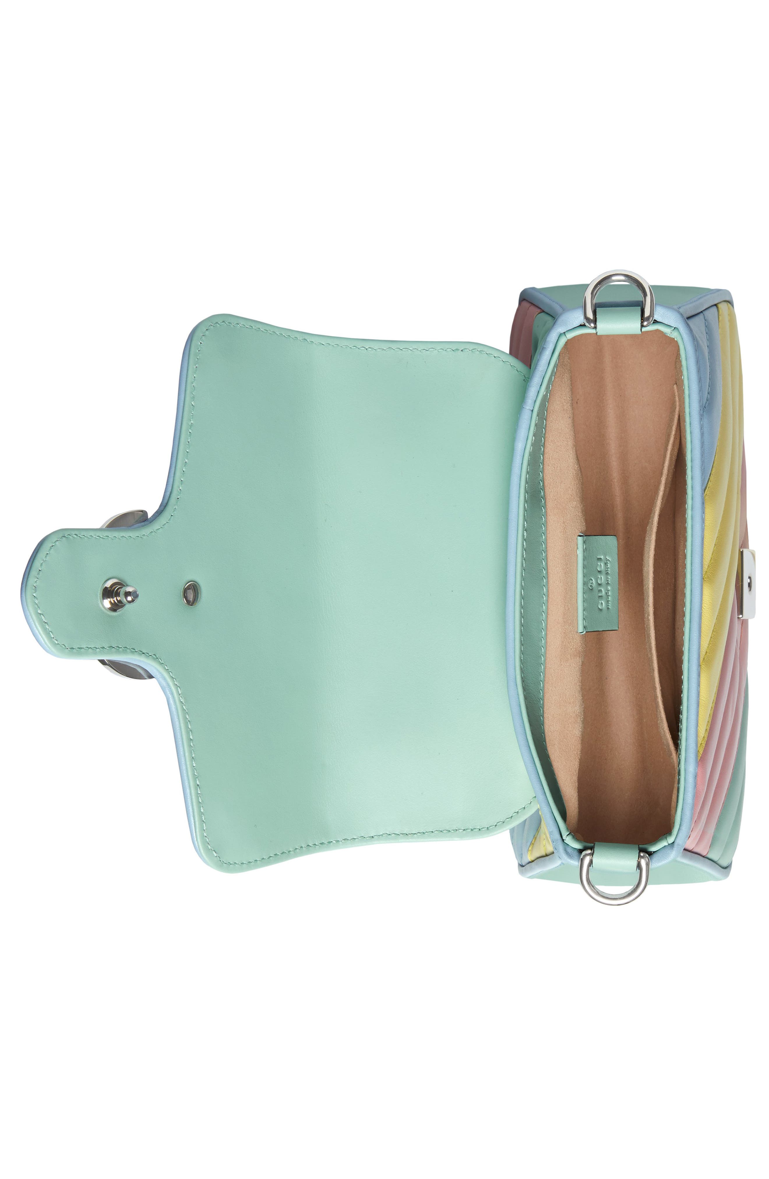 Gucci Small GG 2.0 Matelassé Leather Top Handle Bag, Alternate, color, 