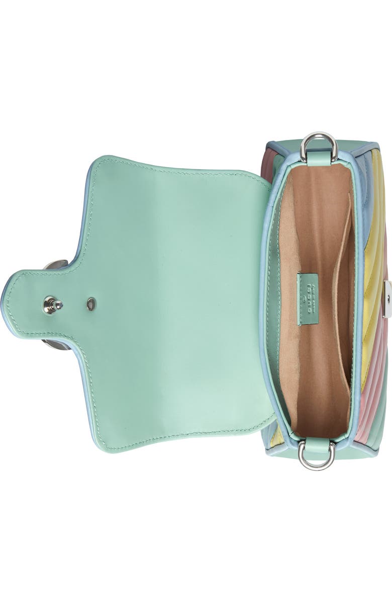 Gucci Small GG 2.0 Matelassé Leather Top Handle Bag, Alternate, color,