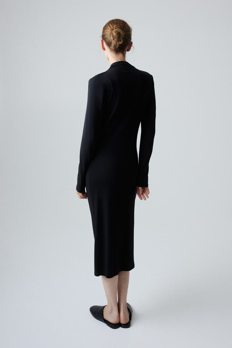 Mama Modal Bodycon Dress, Alternate, color, Black