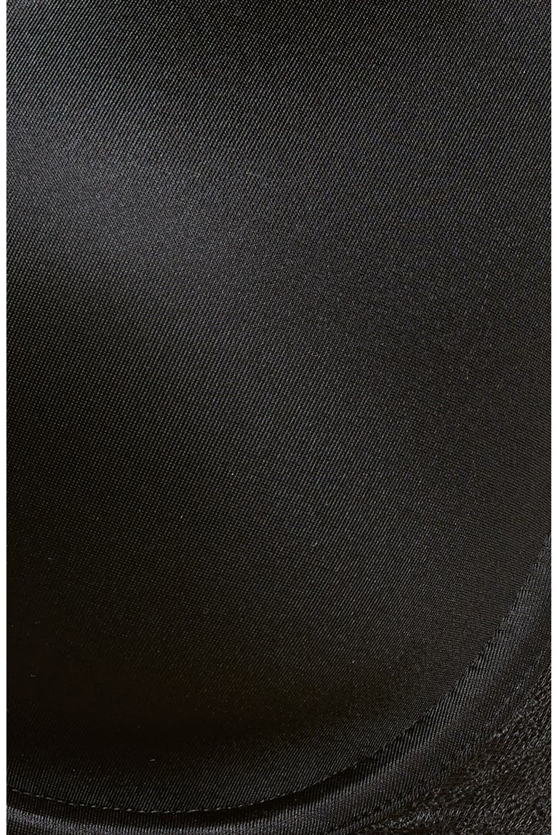 Modern Minimizer Contour Underwire Bra, Alternate, color, BLACK