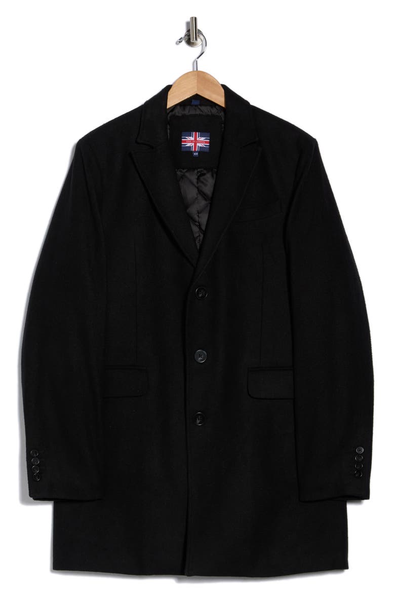 Solid Coat, Alternate, color, BLACK/ NOIR