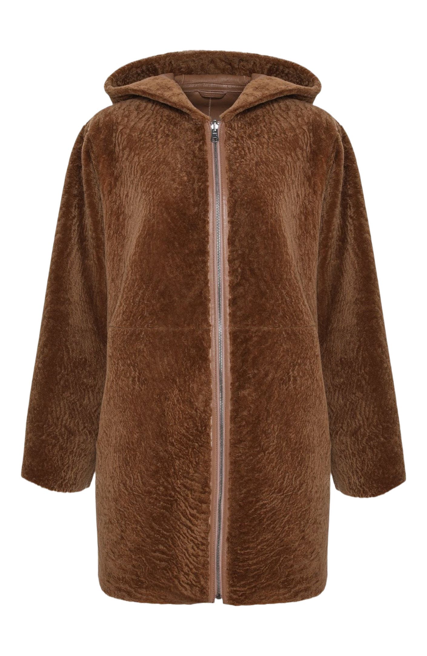 Reversible Textured Shearling Lamb Jacket - image 4