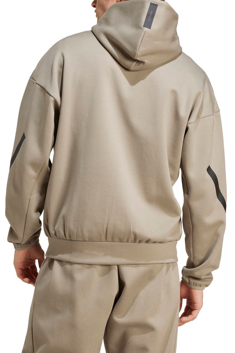 New ZNE Full-Zip Hoodie, Alternate, color, CLAY