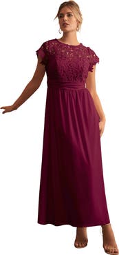 Jessica London Lace Maxi Dress