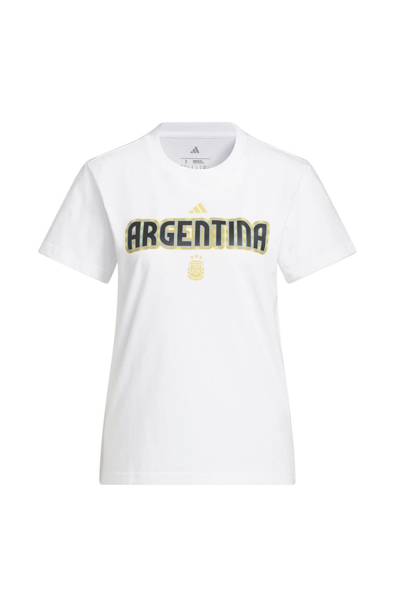 adidas Women's adidas White Argentina National Team Jersey Hook T-Shirt, Main, color, White