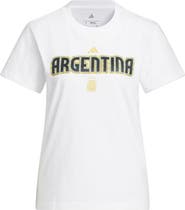 adidas Women's adidas White Argentina National Team Jersey Hook T-Shirt