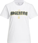 adidas Women's adidas White Argentina National Team Jersey Hook T-Shirt