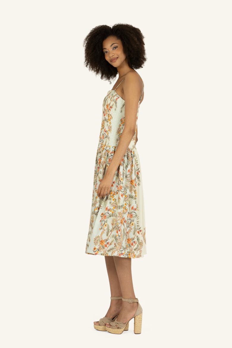 Suzy Dress, Alternate, color, Natural Floral Road Print