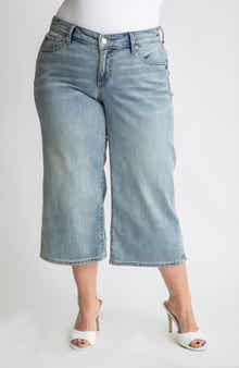 Crop Wide Leg Jeans