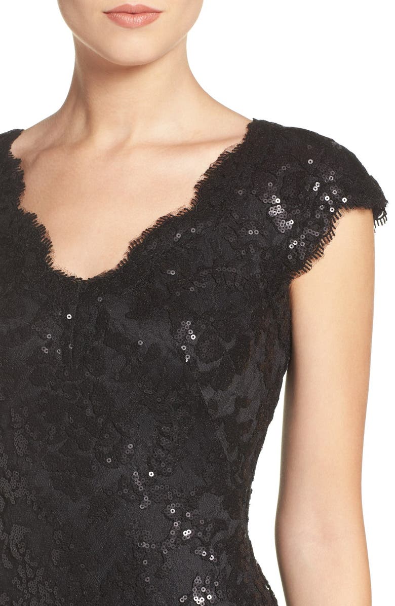 Tadashi Shoji Sequin Sheath Dress, Alternate, color, 