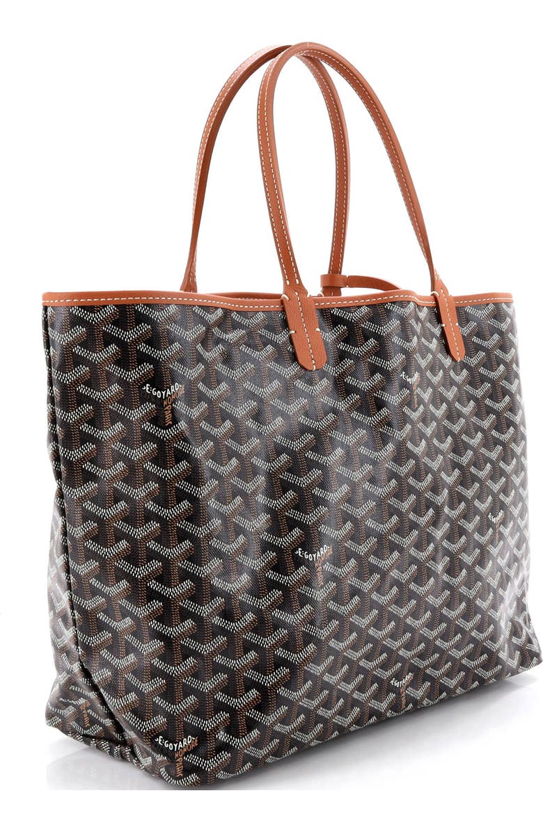 Pre-Owned Goyard Saint Louis Tote Coated Canvas PM, Alternate, color, Black