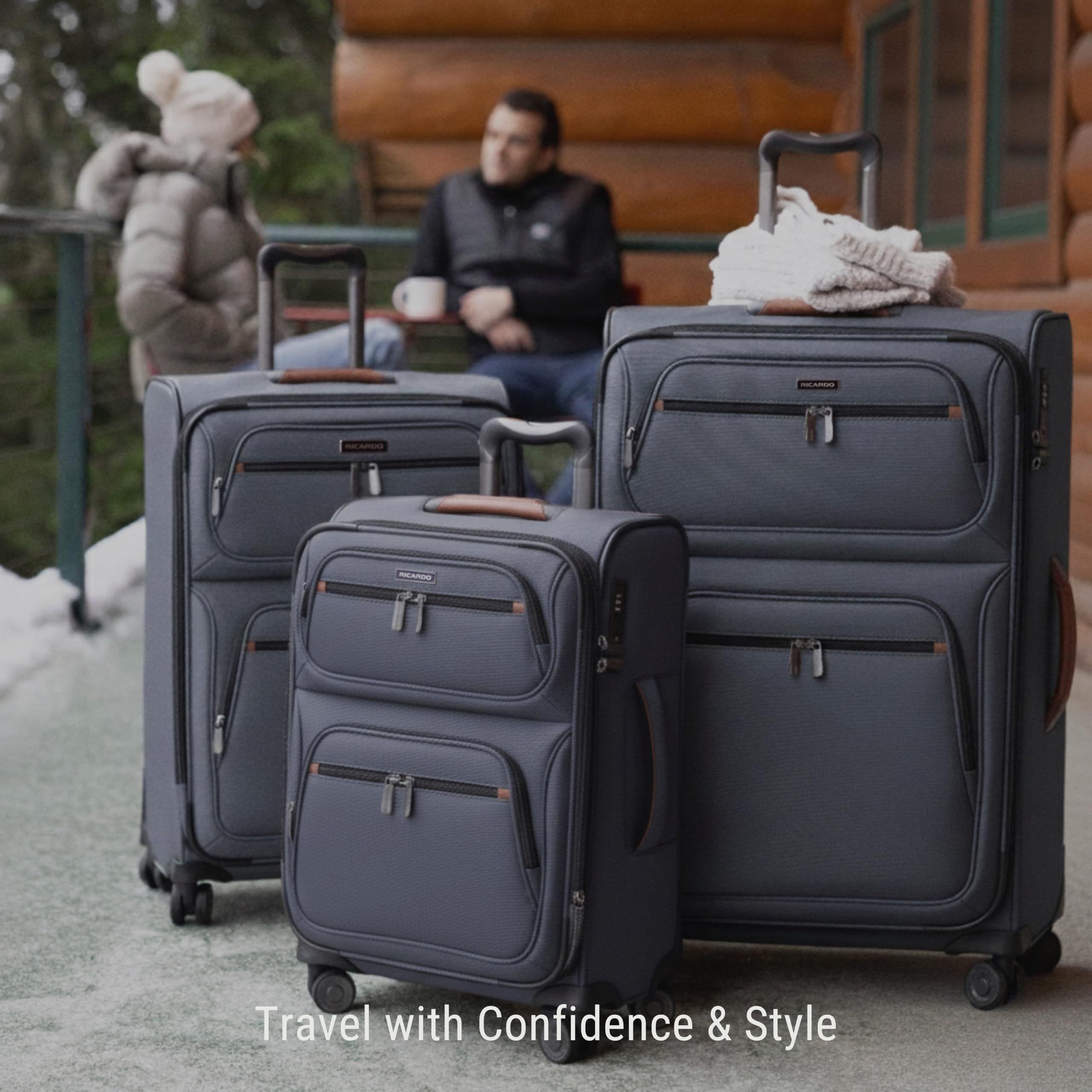 Ricardo Beverly Hills Montecito 3.0 Softside Expandable Luggage, 21" Carry-on, Alternate, color, Graphite