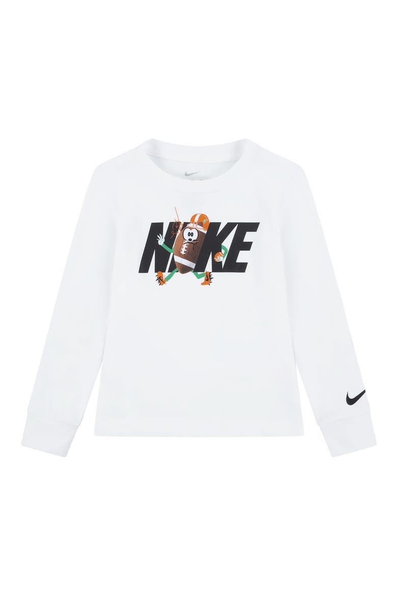 Kids' Living Sport Ball Long Sleeve T-Shirt, Main, color, WHITE