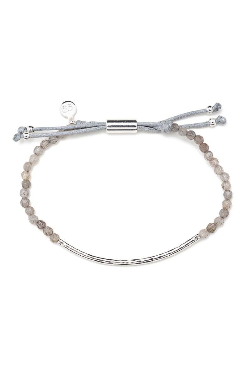 Power Gemstone Bracelet, Main, color, BALANCE/ LABRADORITE/ SILVER