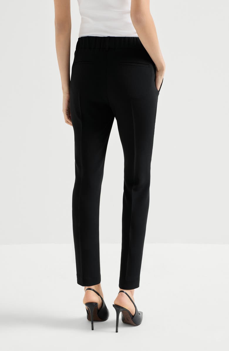 Brunello Cucinelli Tailored Jogger trousers, Alternate, color, Black