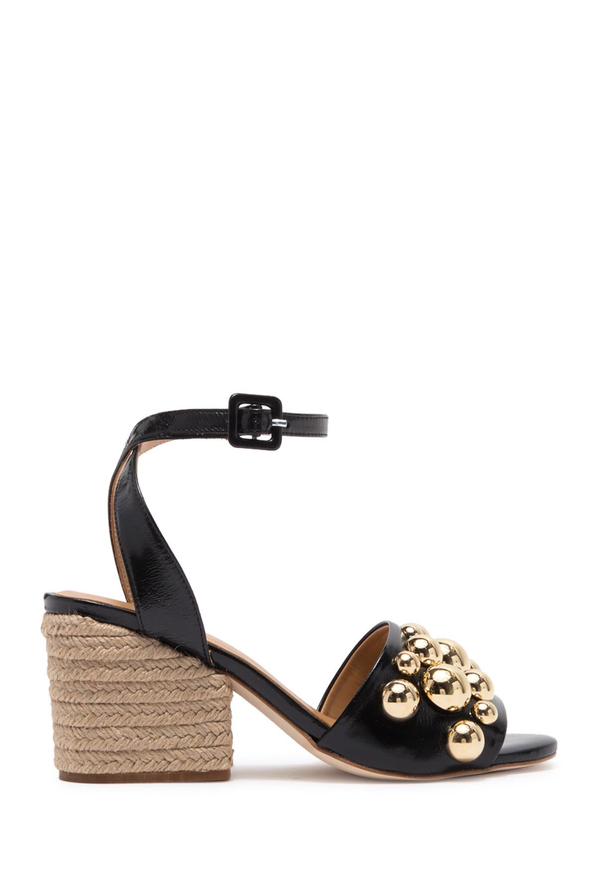 Paloma Barcelo Uma Studded Leather Espadrille Sandal, Alternate, color, 