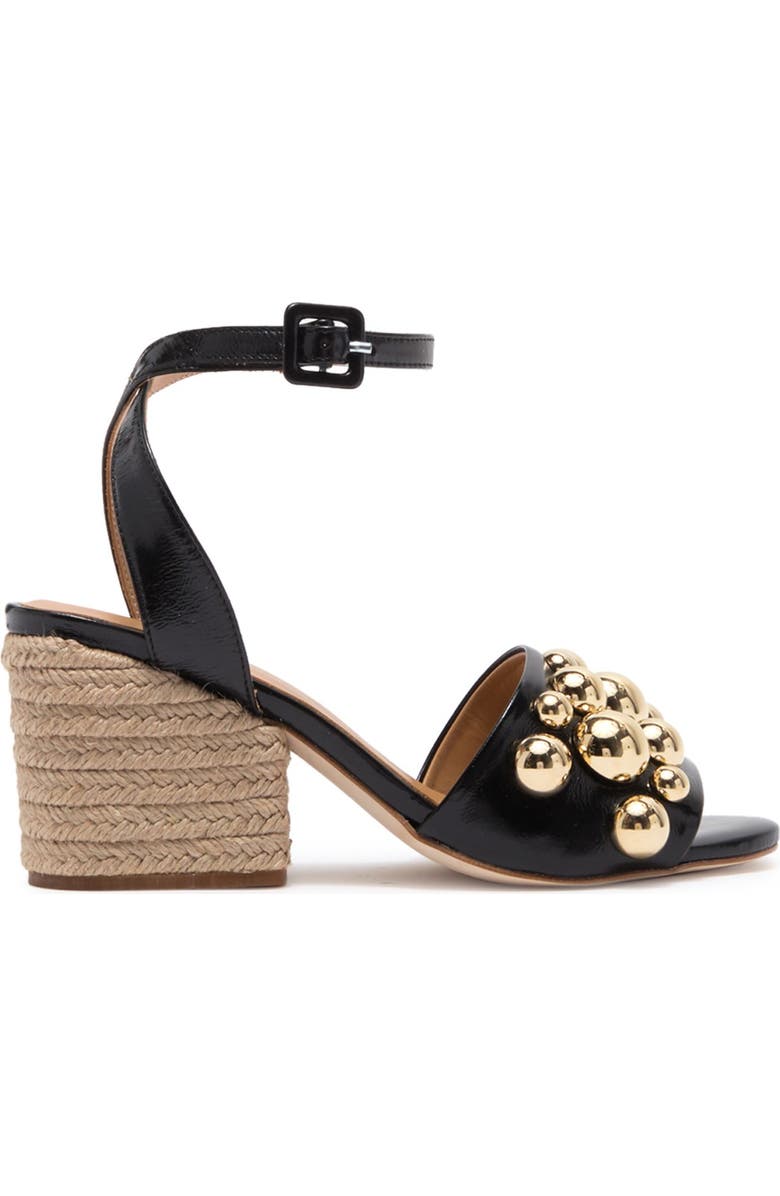 Paloma Barcelo Uma Studded Leather Espadrille Sandal, Alternate, color,