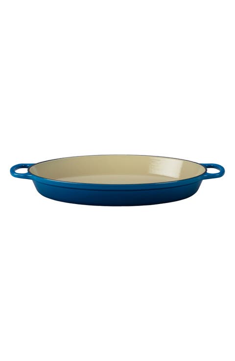 Signature 3 Quart Enameled Cast Iron Oval Baker