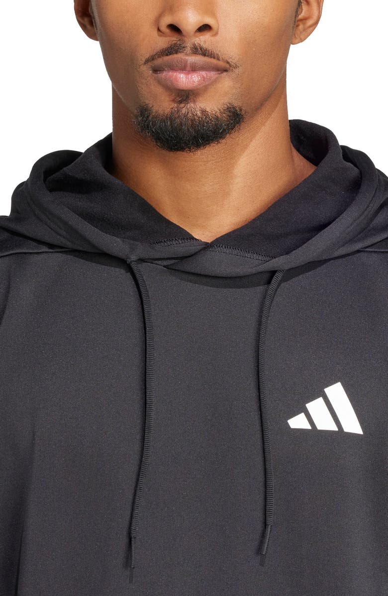 adidas Game & Go Train Hoodie, Alternate, color, Black